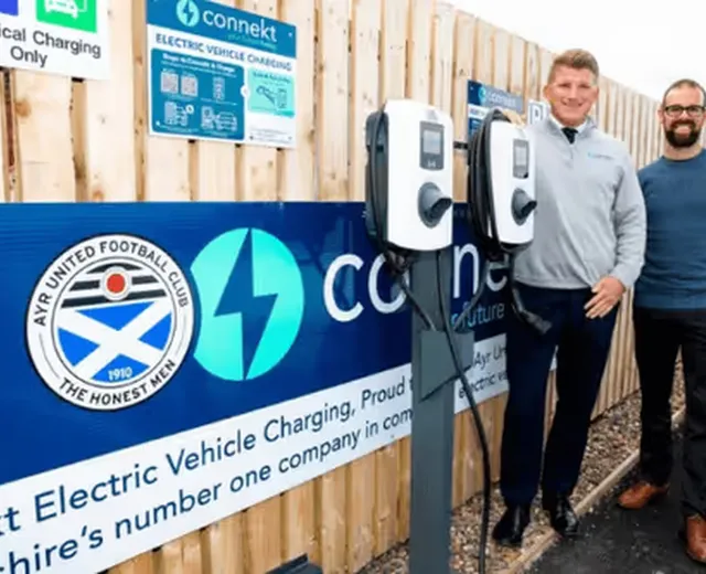 Charge points at Ayr United Football Club
